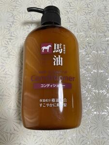 ★未使用★馬油 コンディショナー★保湿成分 椿油配合★600ml★horse oil★日本製★熊野油脂(株)