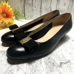 極美品✨salvatore ferragamo ヴァラリボン パンプス(23)