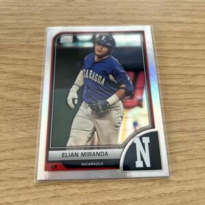 Topps 2023 Elian Miranda WBC World Baseball Classic nicaragua