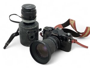 Canon フィルムカメラ/レンズ付 AE-1 動作未確認/業者シール有 現状 ジャンク品 ACB