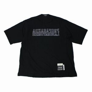 UNDERCOVER アンダーカバー 24SS 裏サテンパッチネームコラージュTEE PROPAGANDA LAB Tシャツ 4 ブラック