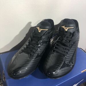 MIZUNOミズノ　グローバルエリート PS 25.5cm 野球 スパイクシューズ 2E ブラック×ブラック　11GM181100