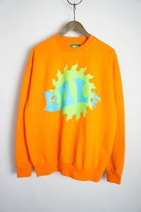 GOLF WANG ゴルフ ワン NWT ORENGE WAVES CREWNECK スウェット トレーナー オレンジ809O