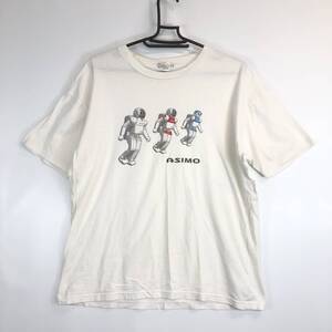 ホンダ HONDA ASIMO アシモ 半袖Tシャツ ホワイト フリーサイズ