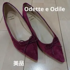 美品 Odette e Odile レディース ワインレッド パンプス