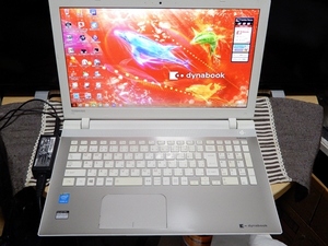 ■東芝 dynabook T55/RG PT55RGP-BHA LED15.6型ワイド Windows 8.1 BD 4GB/1TB ジャンク 