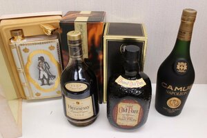 ○○未開栓 保管品 お酒 まとめて CAMU Old Parr　ヘネシー ナポレオンブック 　古酒