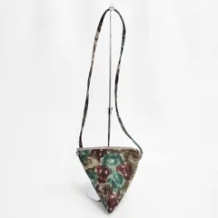 mina perhonen 未使用品 glass flower tetra pochette 定価14300円 ポシェット 24AW グリーン レディース ミナペルホネン【中古】4-1113G♪