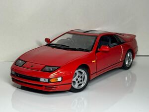 京商 1/18 日産 フェアレディZ Z32 Tバールーフ 300ZX 右ハンドル ギミック付き 前期 ミニカー 赤