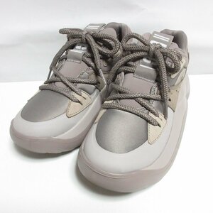 美品 UGG アグ LA Cloud Lace ローカット スニーカー 1123715 24cm グレー系 ◆