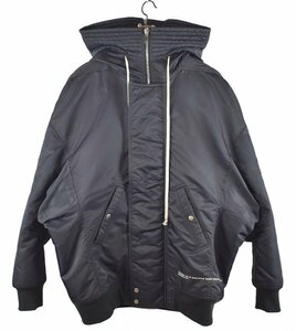 Rick Owens DRK SHDW/リックオウエンス ダークシャドウ　23AW　フードロングボンバージャケット　HOODED LONG BOMBER　DU02C5765　サイズ：