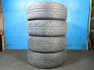 14インチ夏用 ダンロップタイヤ DUNLOP DIREZZA ZⅡ☆ 185/60R14 82H 4本 №08055B 室内保管 夏タイヤ ラジアル ノーマル サマータイヤ