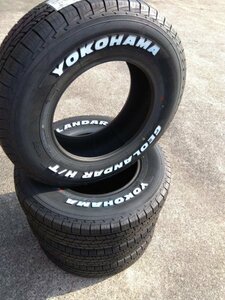 2023～24年製　G056 195/80R15 107/105L LT ヨコハマタイヤ ジオランダー H/T ホワイトレター ４本　個人宅配達OK　ハイエース