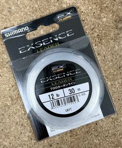 [新品] エクスセンス ショックリーダー EX フロロカーボン12lb (3号) 30m #サーフ #ロックフィッシュ #鯛ラバ #タイラバ #炎月 #シーバス