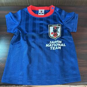 サッカー日本代表 半袖Tシャツ キッズ　size80 2回着用