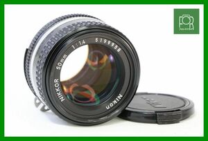 【同梱歓迎】【動作保証・点検済】良品■ニコン Nikon AI-S NIKKOR 50mm F1.4■絞り完動■JJJ364