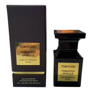 【中古品】 8割残 TOMFORD トムフォード TOBACCO VANILLE タバコバニラ 30ml 香水 オーデパルファン 箱付き kyW13062RO