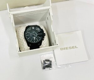 【送料無料】DIESEL ディーゼル DZ-4283 メガチーフ クロノグラフ デイト ブラック文字盤 SS クォーツ メンズ 腕時計 箱+取説付 不動