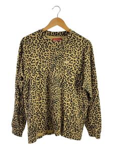 Supreme◆Small Box L/s Tee Leopard/S/コットン/CML/レオパード