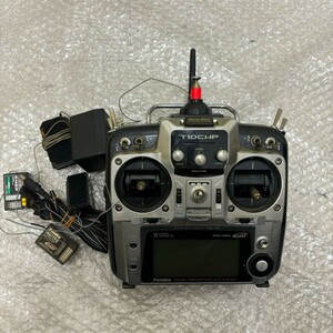 C408-M15-6823 FUTABA フタバ プロポ 送信機 T10CHR PCM 1024 DIGITAL PROPORTIONAL R/C ラジコン