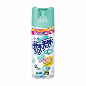 （まとめ買い）アース製薬 サラテクト 虫よけ パウダーイン 無香料 大型 400mL 186317 防除用医薬部外品 〔×3〕