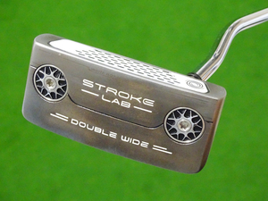 【美品】PGAツアー支給品 ODYSSEY STROKE LAB DOUBLE WIDE パター 34インチ ブロンズ ツアーIDバンド 未市販 プロトタイプ 本物保証