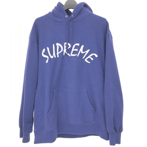 【中古】Supreme 21SS FTP Arc Hooded Sweatshirt L シュプリーム　ネイビー[240066129326]