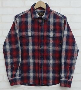 5T3153■CALEE L■S AMUNZEN CHECK SHIRT キャリー チェックネルシャツ