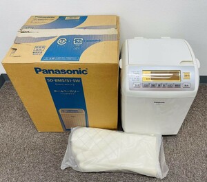 G208-T18-736 Panasonic パナソニック 2012年製 SD-BMS151-SW シルバーホワイト 1~1.5斤タイプ ホームベーカリー 通電確認済み