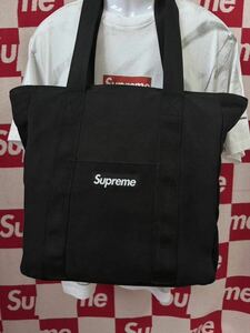 ☆激レア☆Supreme Canvas Tote 黒 シュプリーム キャンバス トートバッグ