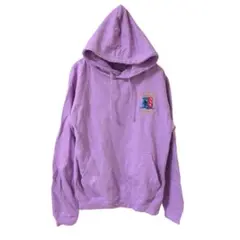 Just Hoods(S)胸ワッペンパーカー＊カンガルーポケット＊パープル