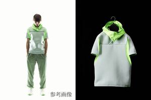 UVERworld ウーバーワールド TAKUYA着 adidas by kolor アディダス バイ カラー フード付き カットソー 半袖 Tシャツ XS 新品 稀少