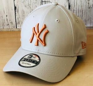 New Era ニューエラ 9Forty NY キャップ ベージュ