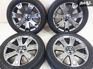 美品！！ 三菱純正 CV1W CV5W デリカ D5 アクティブギア 18インチ 7J +38 PCD 114.3 5H 5穴 ガンメタ タイヤ付き 4本 即納 棚10A