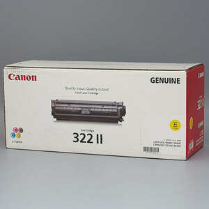 送料無料!! CANON カートリッジ322II イエロー CRG-322IIYEL 2647B001 トナーカートリッジ 純正