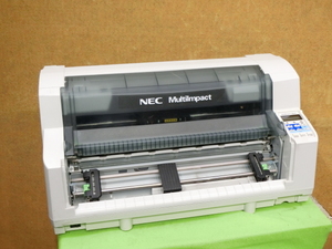 [A20708]▼ないない処分特価▲NEC MultiImpact 700JA(700JAN相当) 水平型 ドットプリンター パラレル/有線LAN接続 ◎印字抜け無し▼現状品