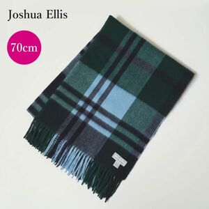 【国内正規品】Joshua Ellis ジョシュアエリス カシミヤ 大判 ストール 《 ライトブルー・グリーン 》 カシミア 100％ 240627-48