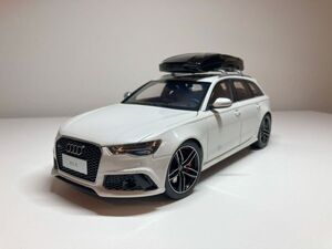 【新品・1台限り】AUDI RS6 アバント 4G C7 後期 グレイシアホワイト 白 アウディ S6 A6