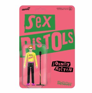 ★セックス ピストルズ ジョニー ロットン Re Action フィギュア SEX PISTOLS Johnny Rotten Wave2 正規品 SUPER7 TOY 人形