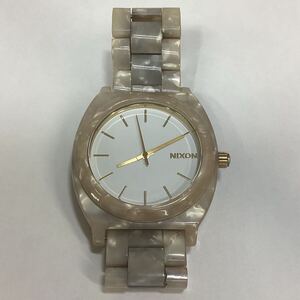 ◎NIXON ニクソン 腕時計 moreismore 大理石調 アイボリー クォーツ腕時計 アナログ腕時計 レディース腕時計【全国送料一律600円】