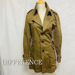 美品⭐️DIFFERENCE トレンチコート 【参考価格60,000円】茶色