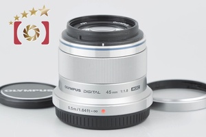 【中古】OLYMPUS オリンパス M.ZUIKO DIGITAL 45mm f/1.8 シルバー