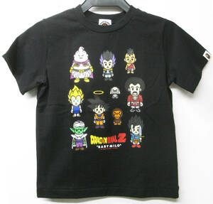 キッズサイズ 送料無料 BAPE KIDS × DRAGON BALL Z TEE 120 BRAND NEW BAPY BY A BATHING APEドラゴンボール ベイピー Tシャツ 黒 120