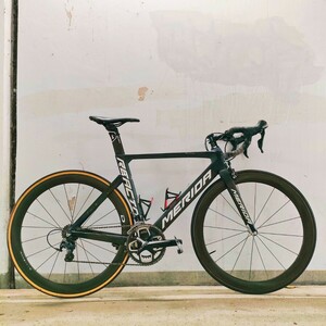 1円〜 MERIDA REACT 4000 フルカーボンロードバイク メリダ シマノ 105-5800 リアクト ホイール抜 検TREK Bianchi Giant specialized