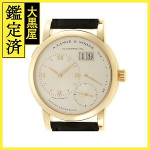 A.LANGE＆Sohne ランゲ＆ゾーネ ランゲ１ 101.021/LS1011AA 手巻き 18YG/カワ ビッグデート メンズ 腕時計【200】