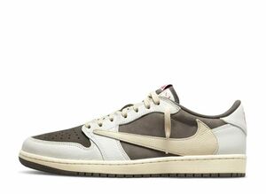 Travis Scott Nike Air Jordan 1 Low OG SP "Reverse Mocha/Sail and Ridgerock" 24.5cm DM7866-162