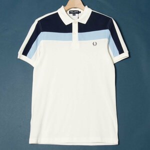 メール便◯ タグ付き FRED PERRY フレッドペリー サイズS 半袖 ポロシャツ マルチカラー コットン100％ メンズ 春夏 トップス カジュアル