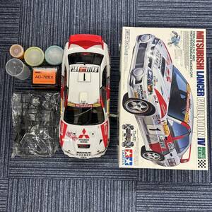 Z335-NG2-470 MITSUBISHI LANCER EVOLUTION IV 組立式 ラジコン 組立済み 箱付き 動作未確認