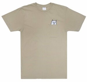 Ripndip Lord Nermal Pocket T-Shirt Tan M Tシャツ