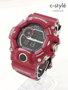 J570 [動作品] CASIO カシオ 腕時計 レッド G-SHOCK GW-9400RDJ-4JF ソーラー | G★